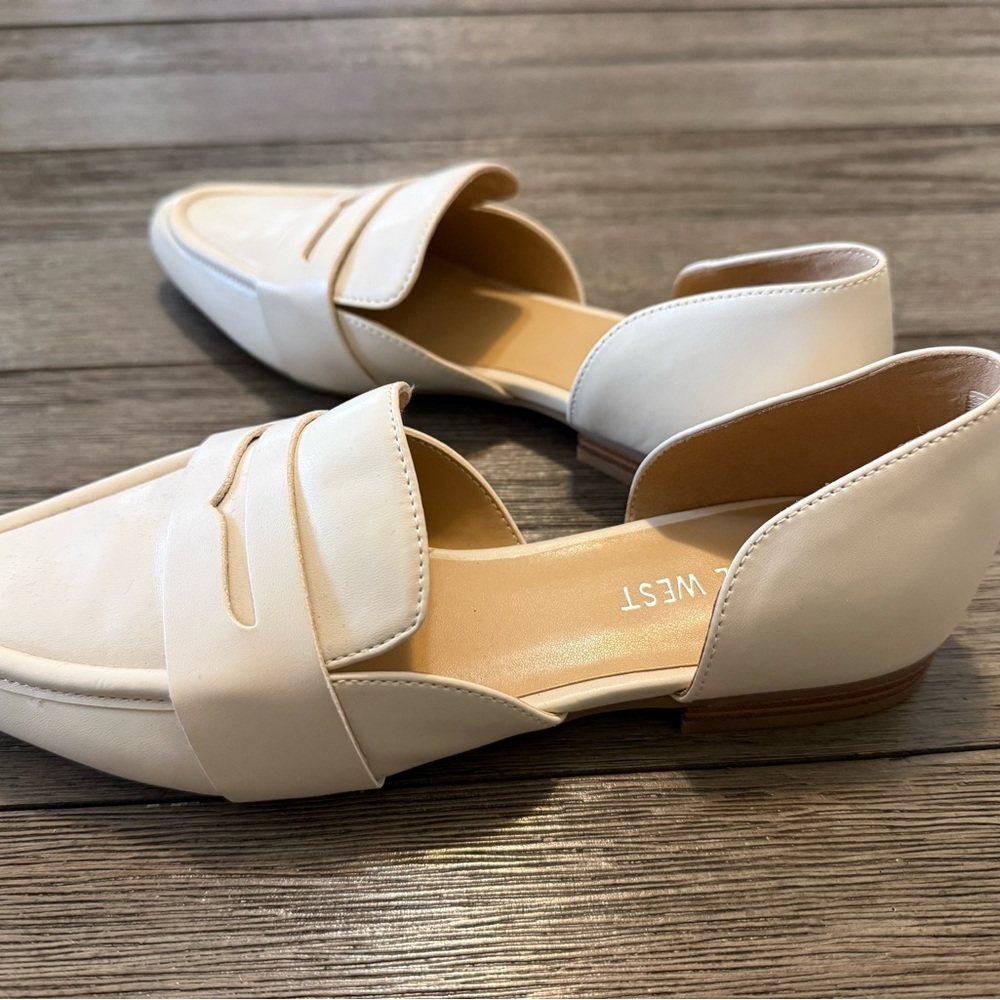 Nine West Cream Flats